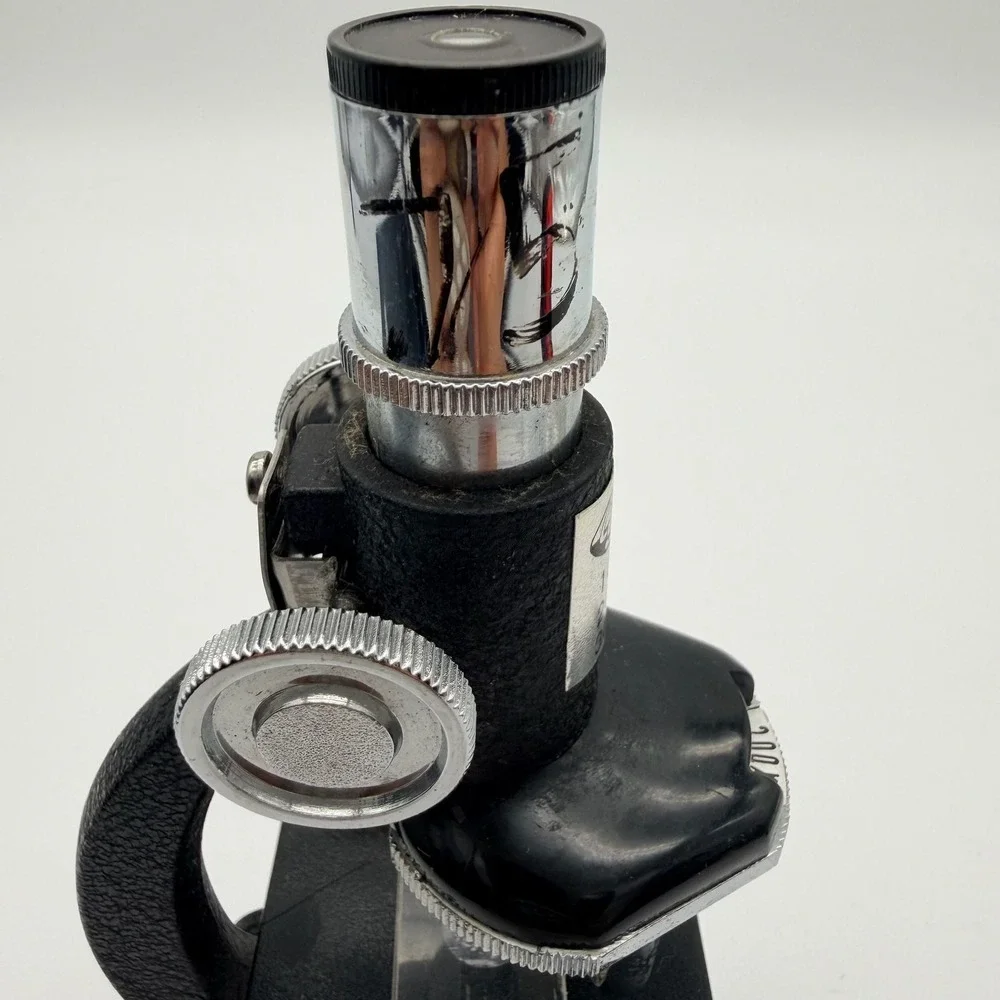 Vintage Creative Science 100x-300x Student Microscope decorative bookshelf displ